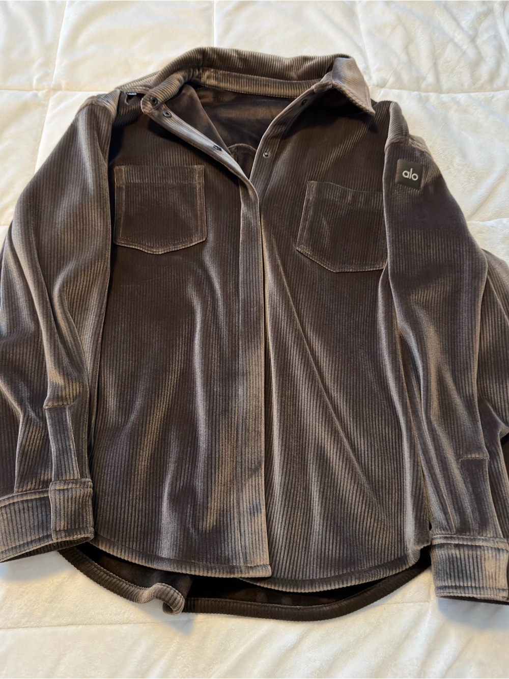 Alo Velour Shacket